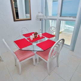 Dining Area with Oceanfront View