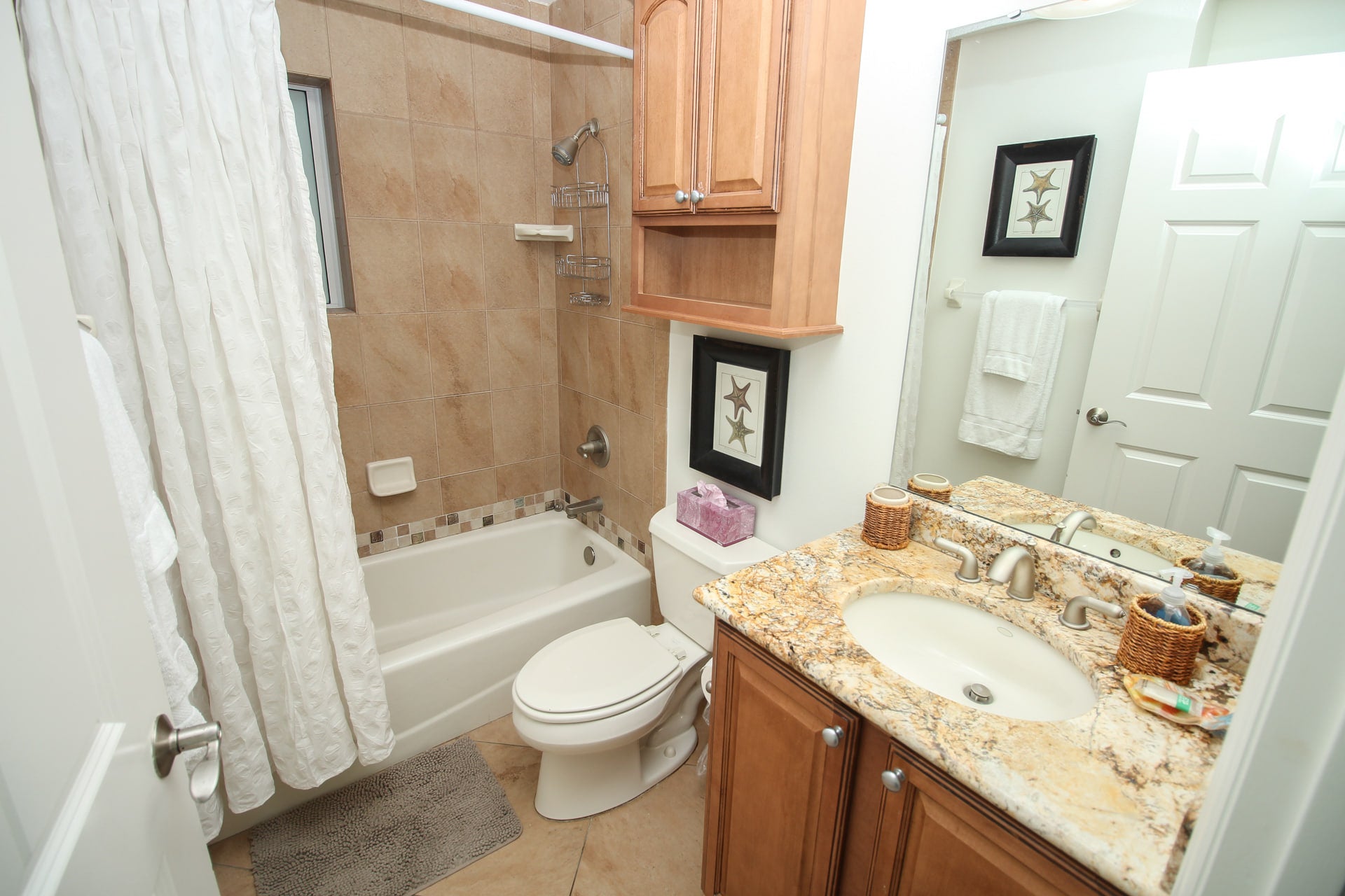 The Third Bathroom with Shower & Tub Combo