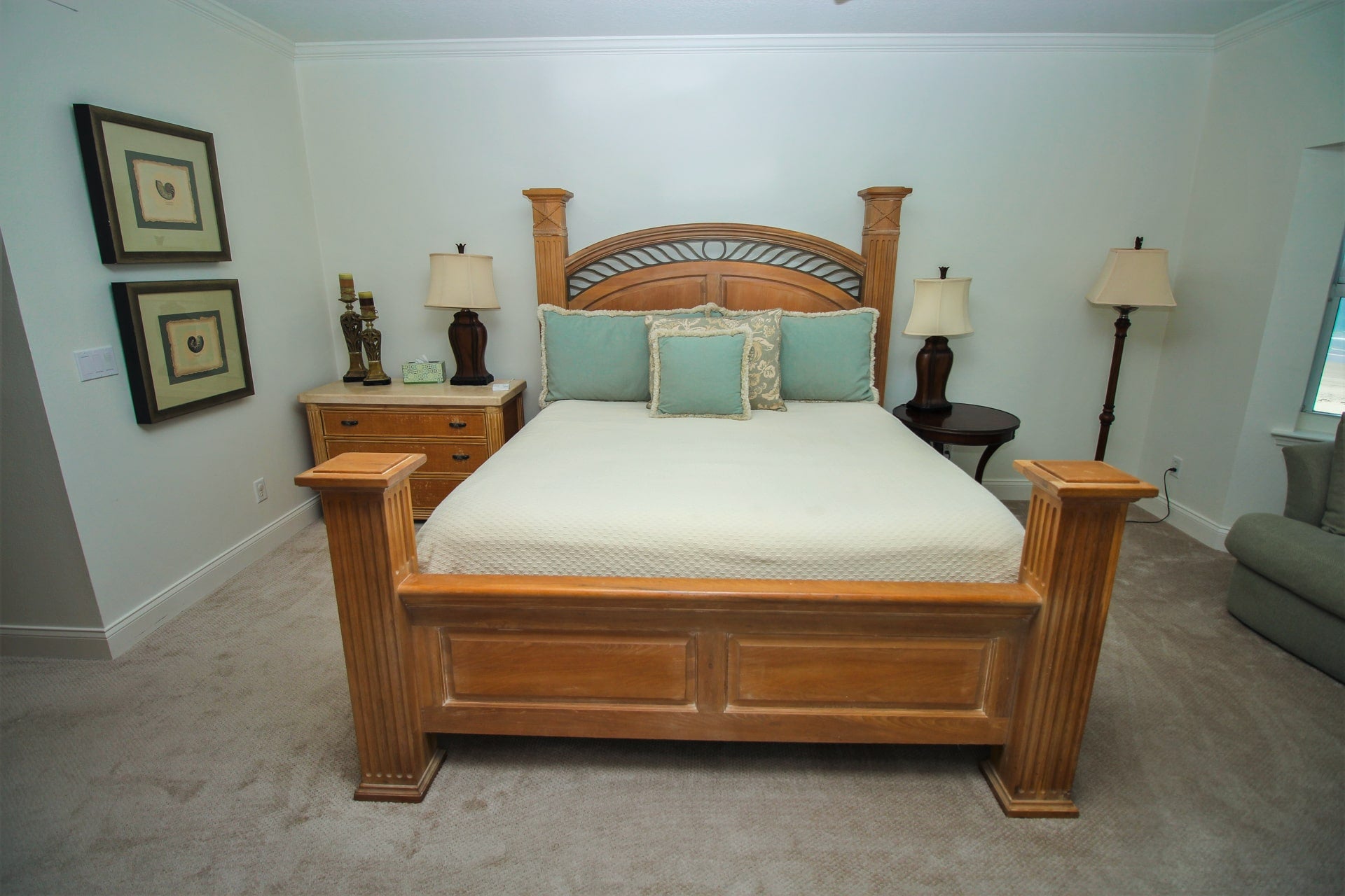 The Primary Bedroom with King Bed
