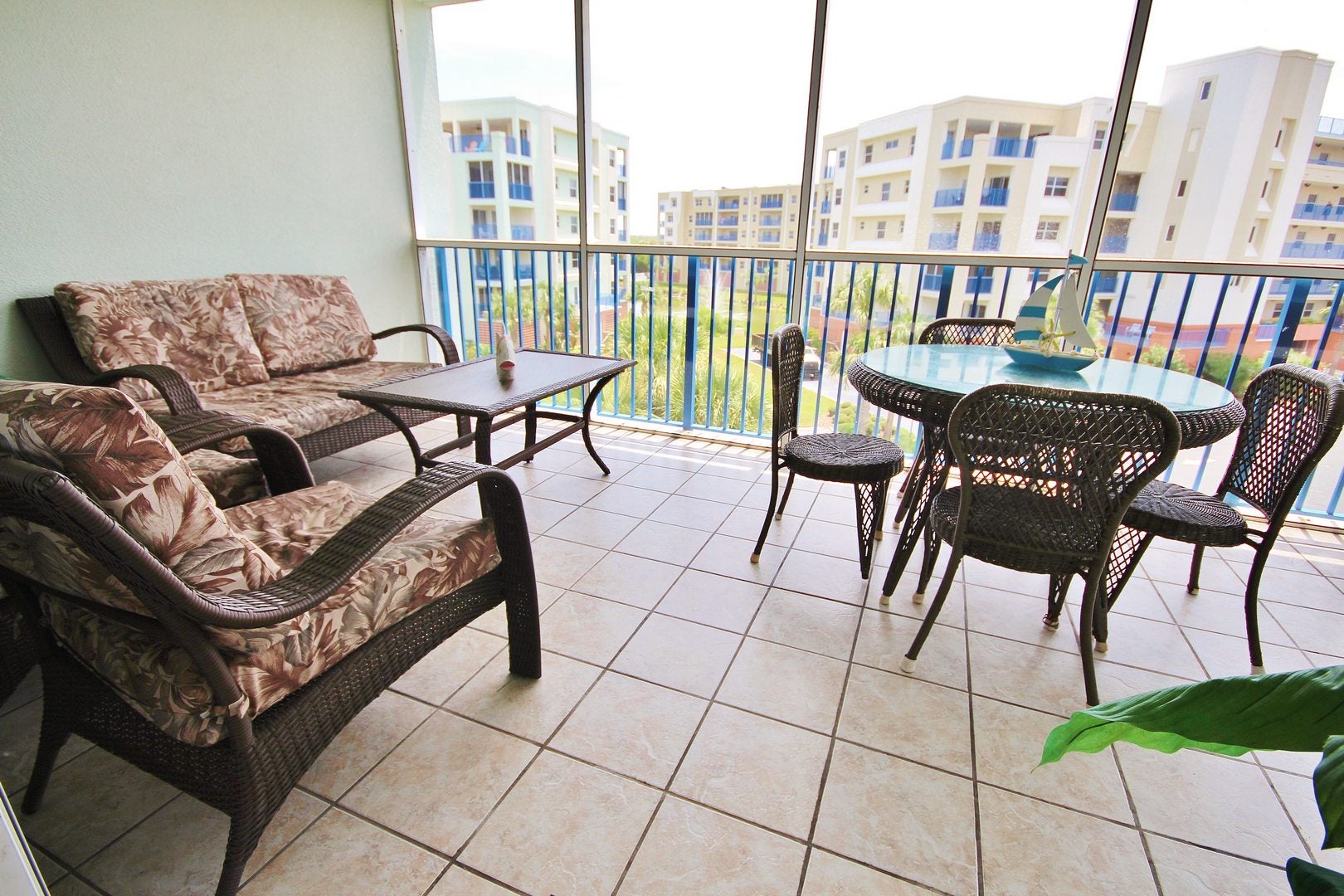 Unwind on this Furnished Balcony