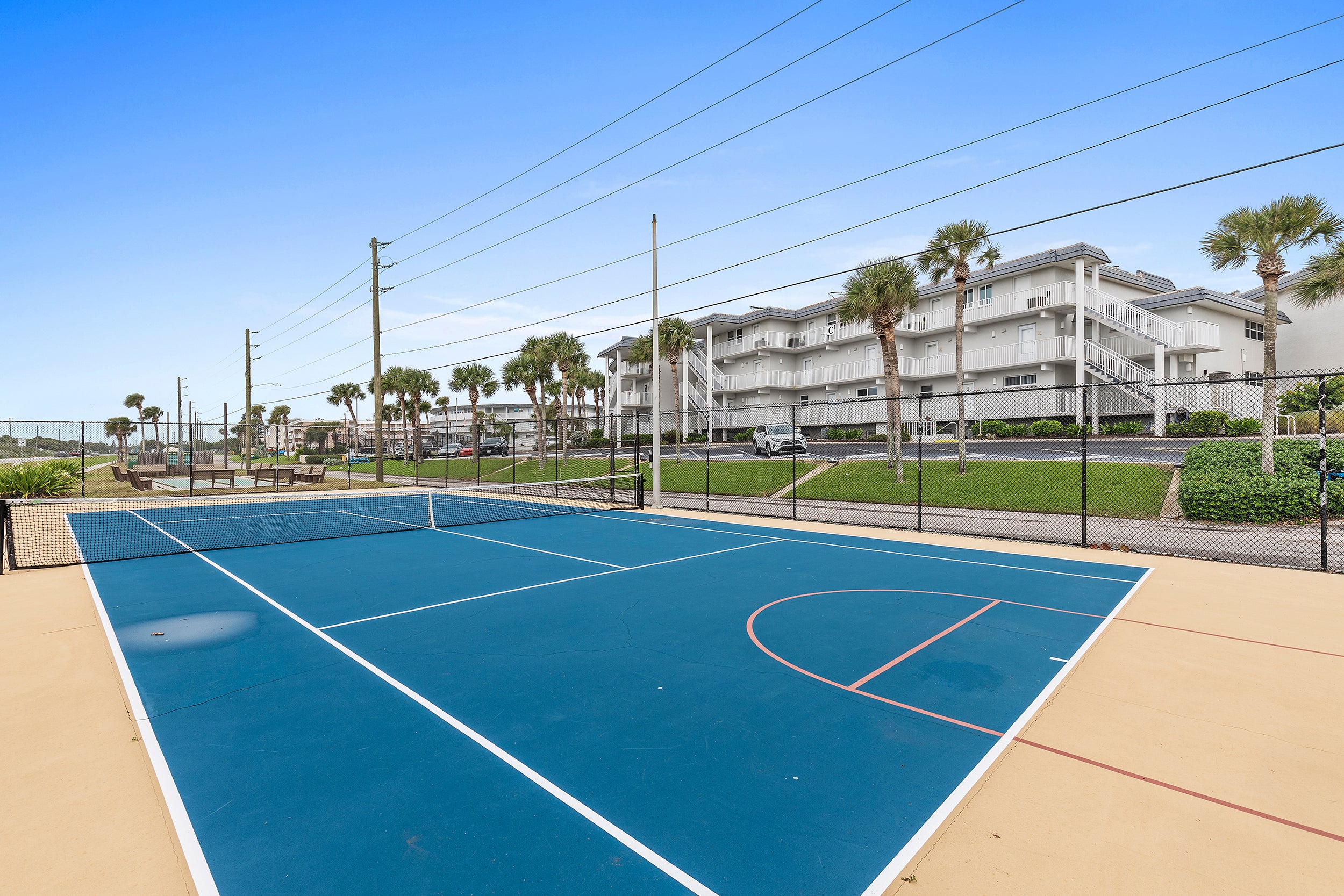 Tennis Court and Basketball court