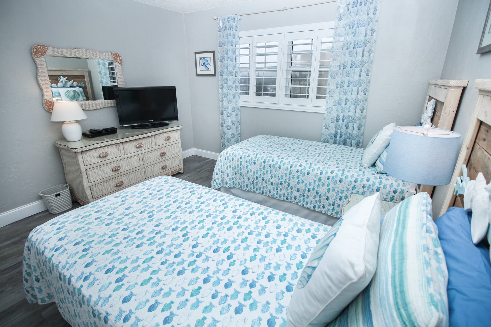 Blue Hues in Second Bedroom