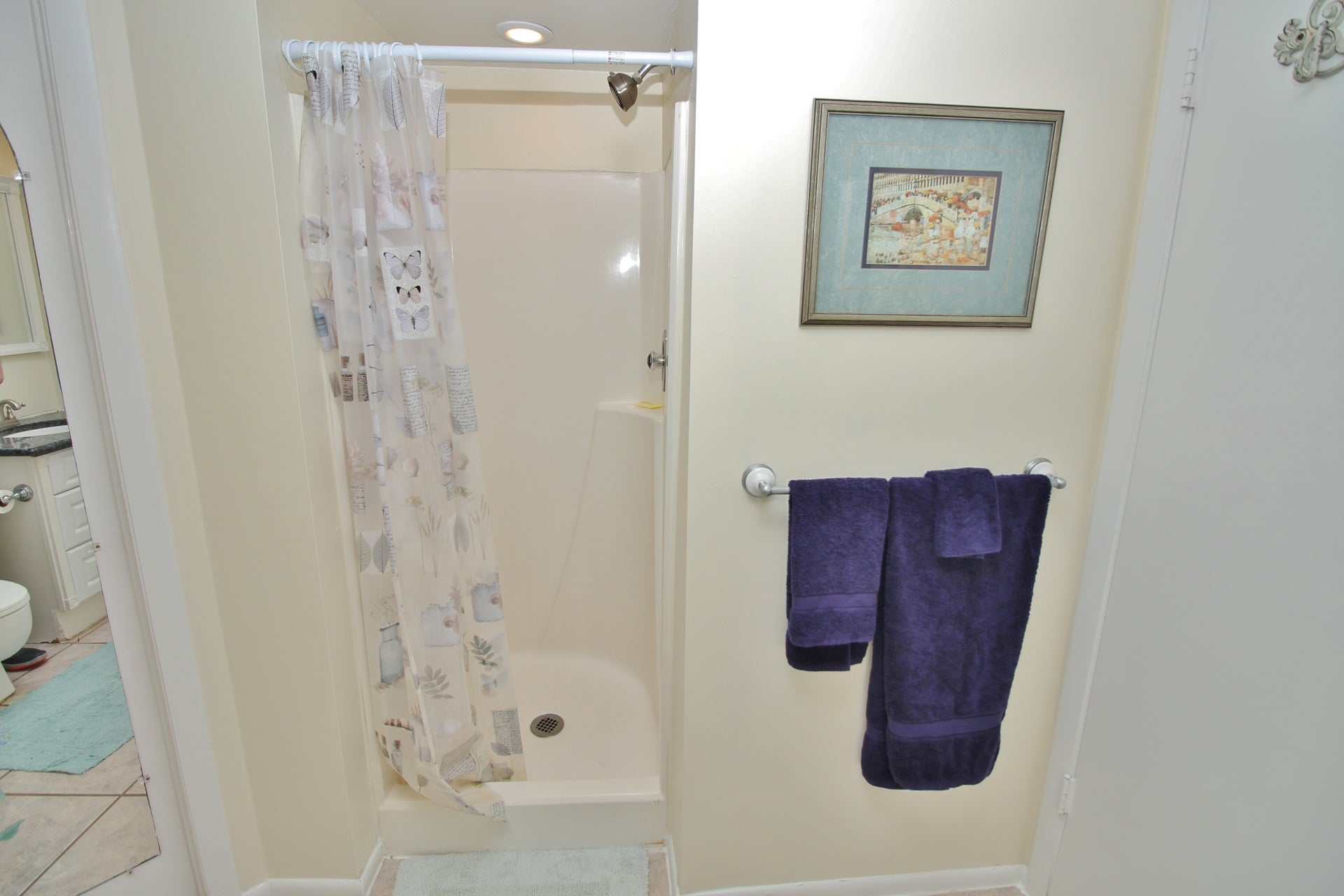 Shower in Primary Bathroom