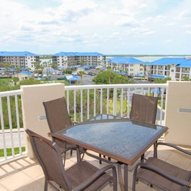 Enjoy a private balcony in the warm Florida weather