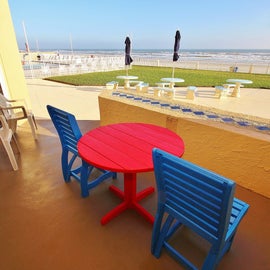 First Floor Patio with Wonderful Beach View