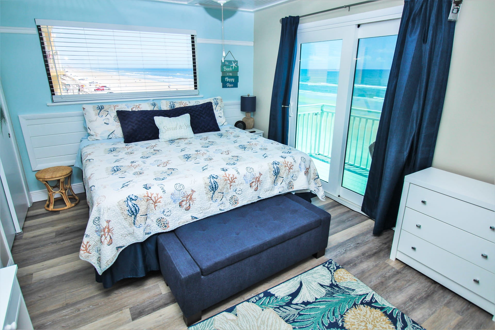 Primary Bedroom with 24/7 Ocean Views