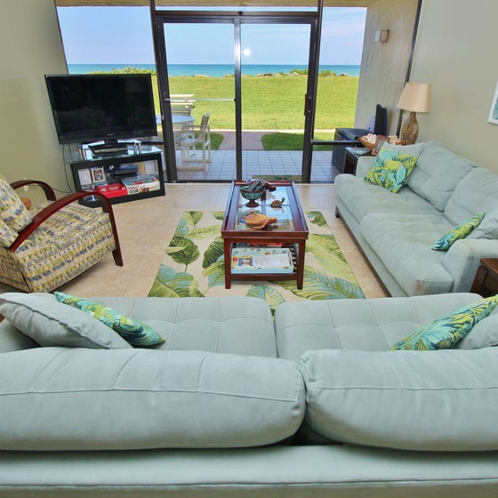 Relax in a living room with a great view