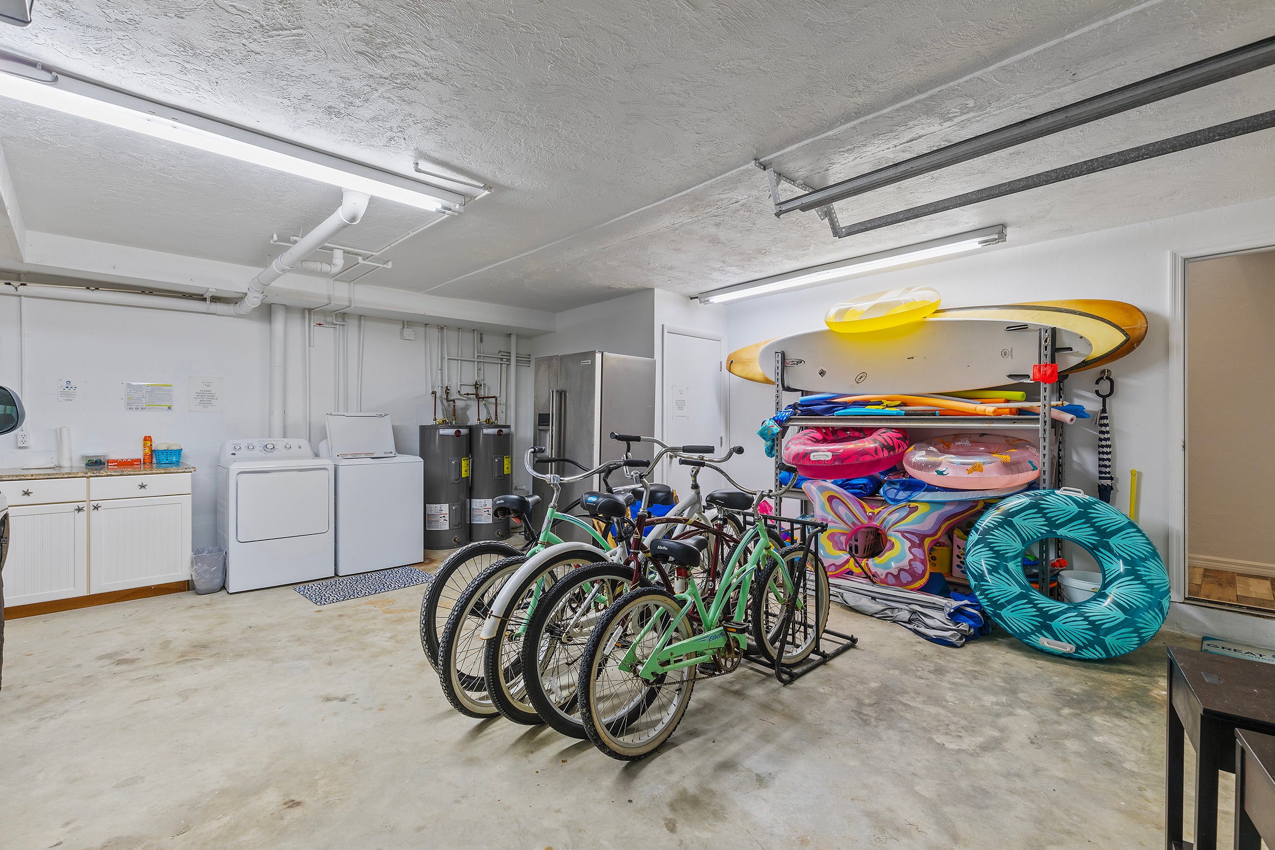 Access to Washer/Dryer, Beach Chairs, Beach Toys, and Bicycles