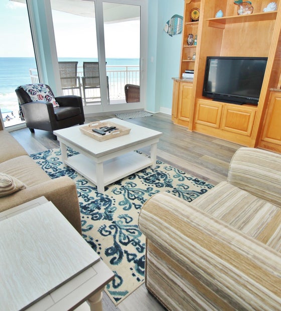 The Living Room with 24/7 Ocean Views