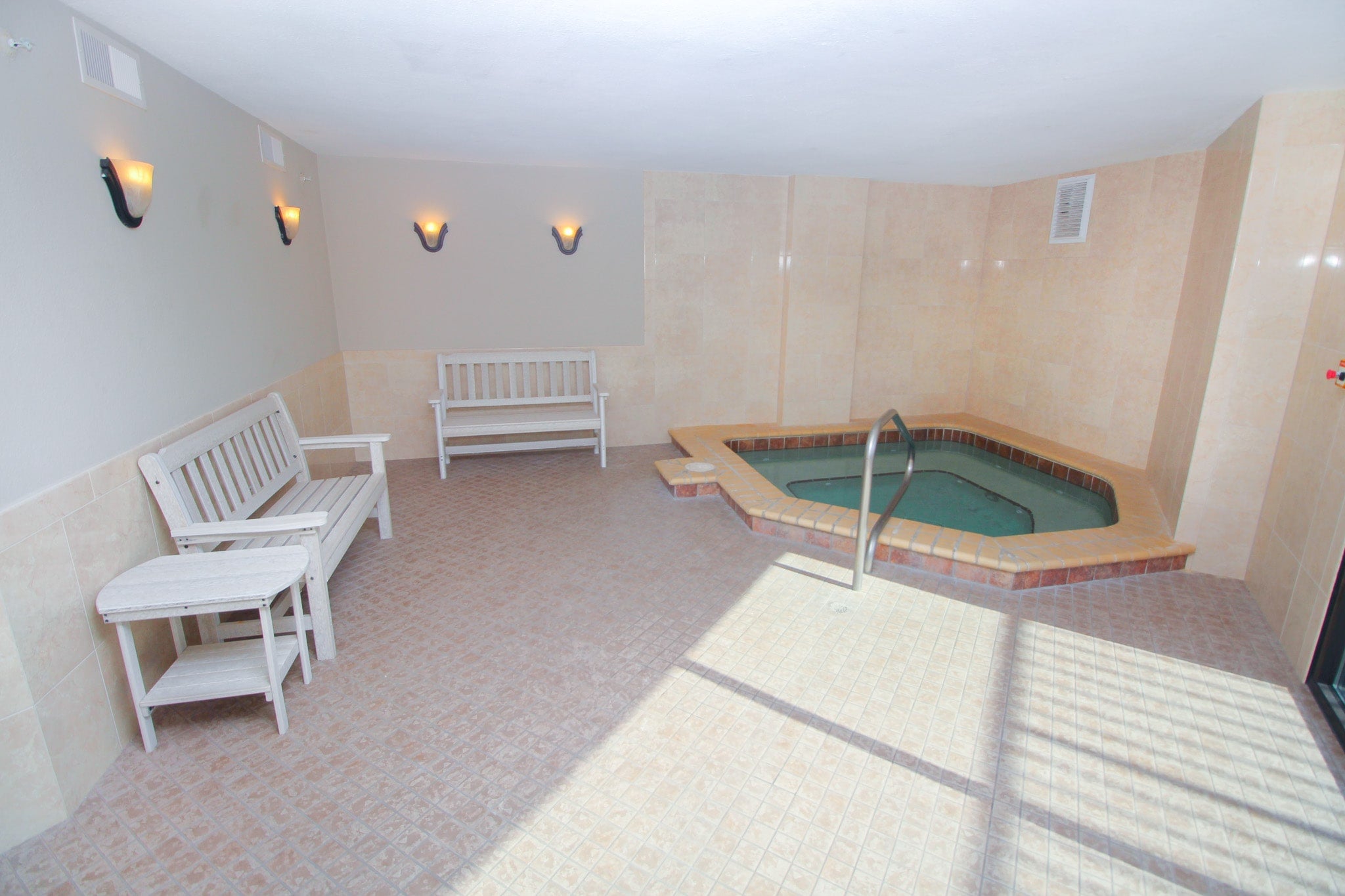 Lounge in the Private Hot Tub Area