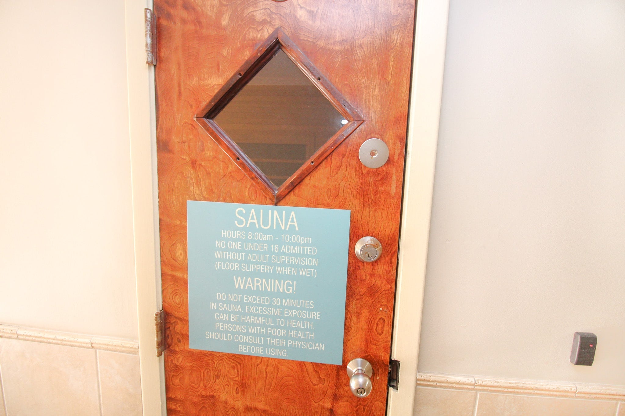 Sauna Offered in Complex