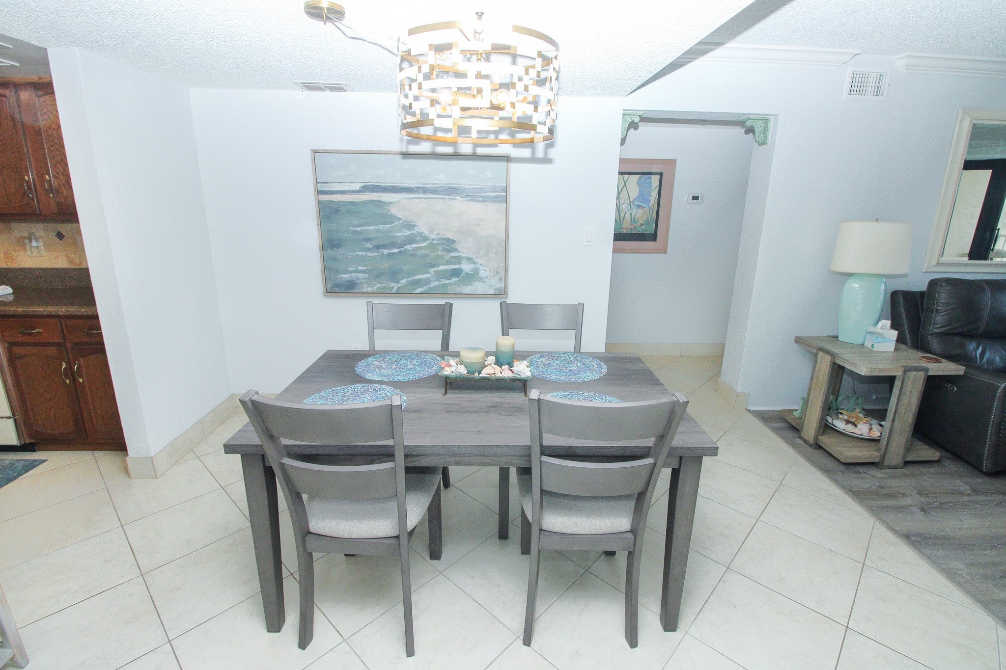 Ample dining space