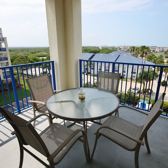 Dine on this balcony with a great view