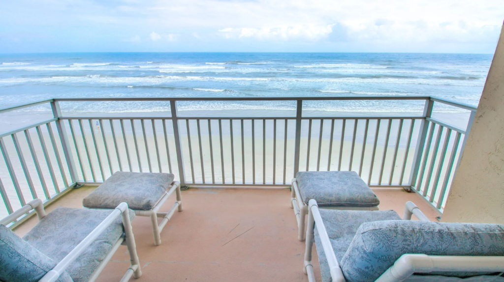 direct ocean view from balcony of sea coast gardens ii 401